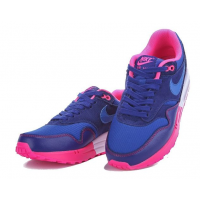 Nike Air Max 1 87 синие с розовым
